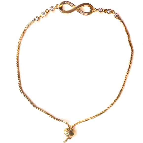 Gold Infinity Bracelet - Picture 3 of 4